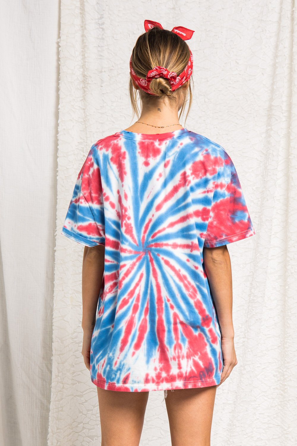 Tie Dye Graphic T multi-color