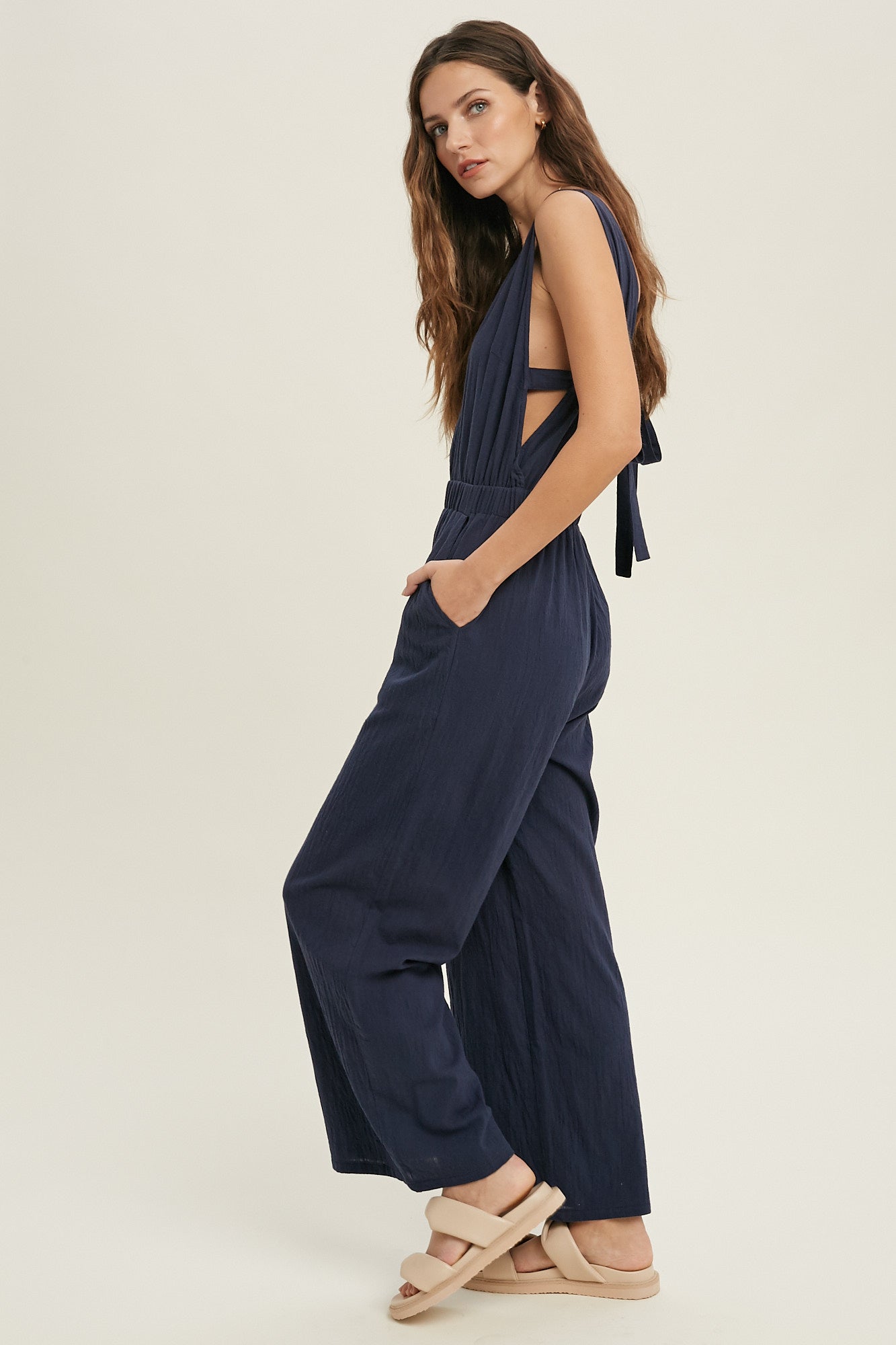 Navy Jumpsuit
