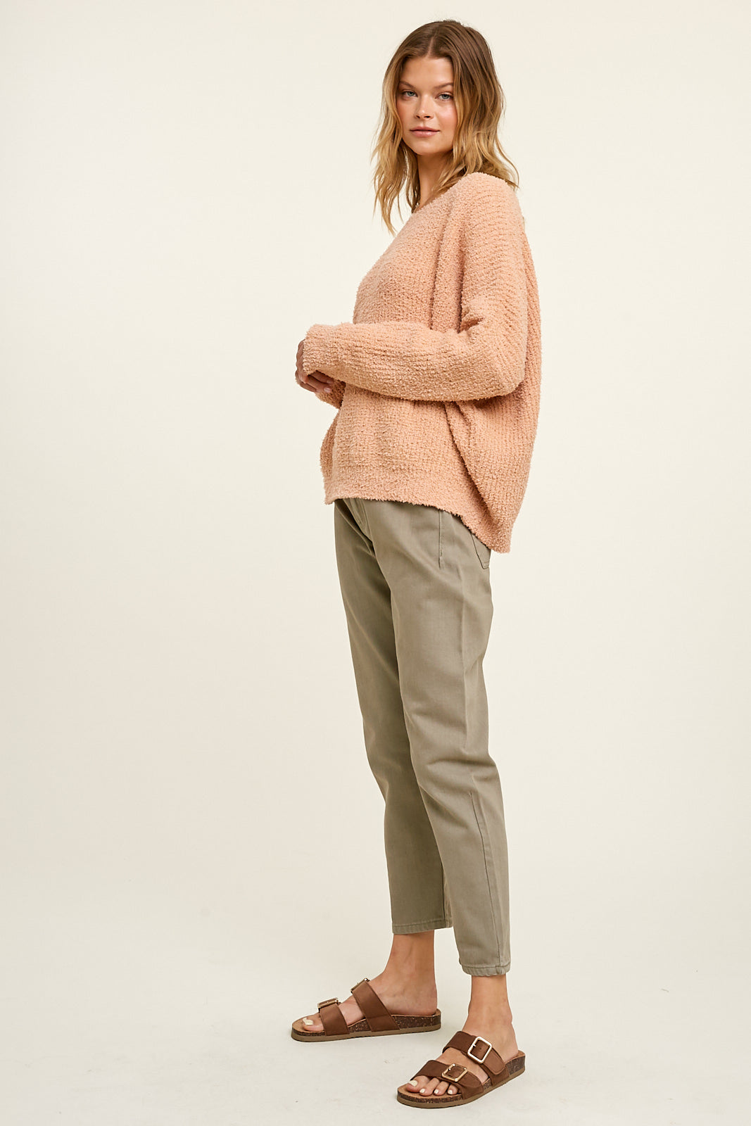 Apricot Lightweight Sweater