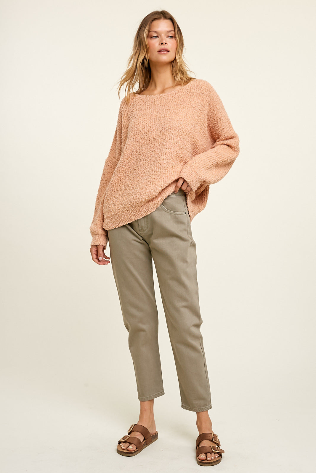Apricot Lightweight Sweater
