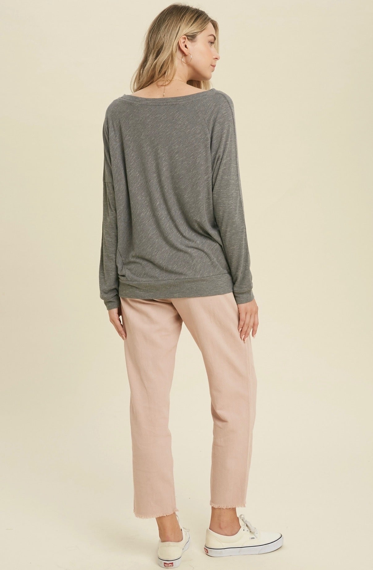 Knit Top (Grey)