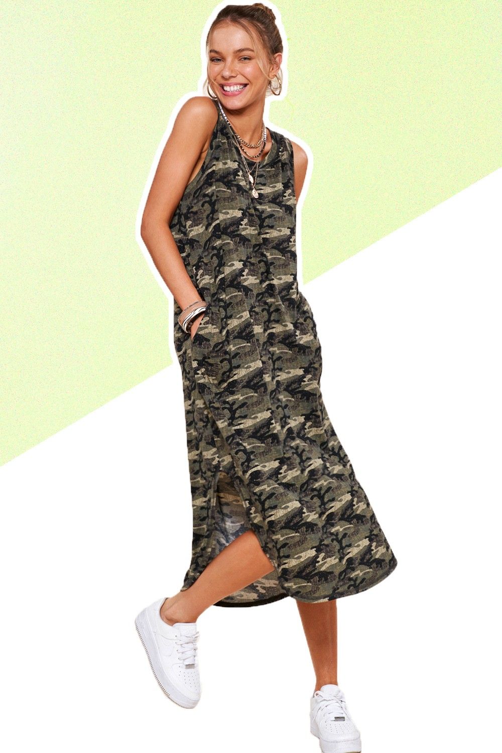Green Camo Dress