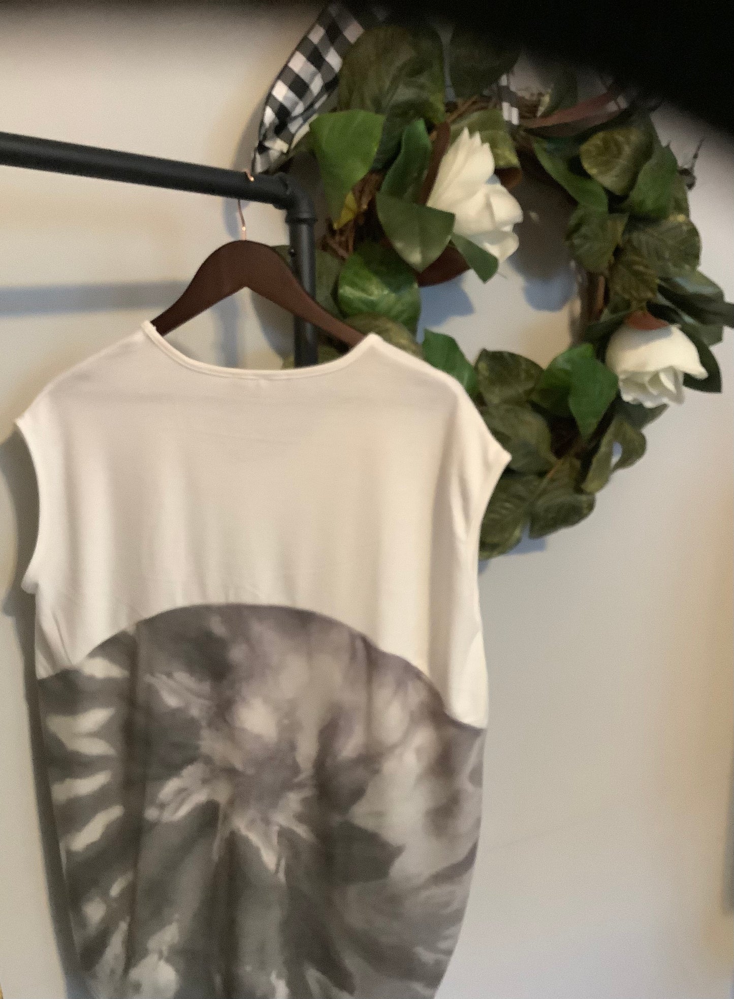 Short sleeve Block Top