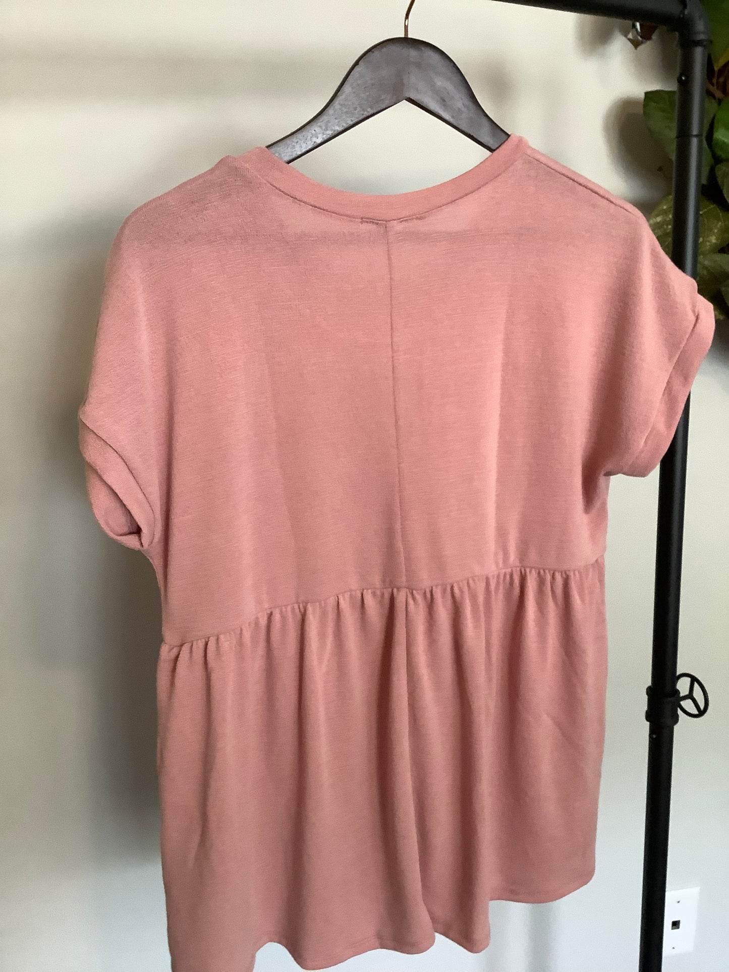 Pink Tiered Top