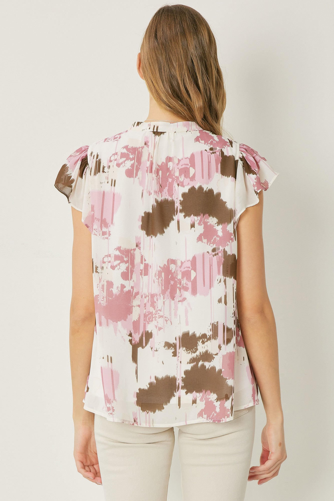 Ivory Splash Blouse