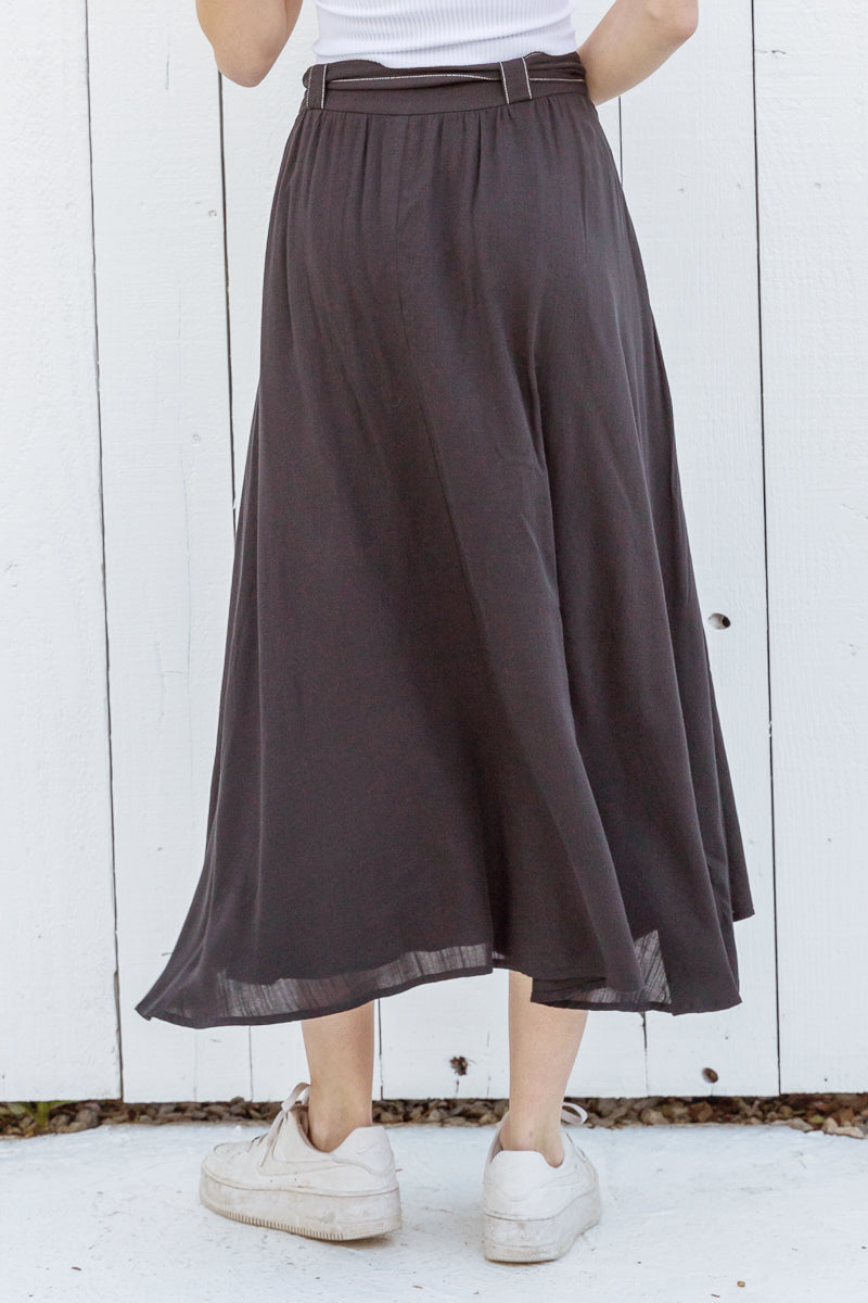 Black Flow Skirt