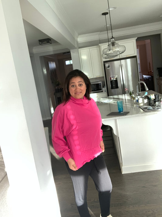 HOT pink fun Sweatshirt