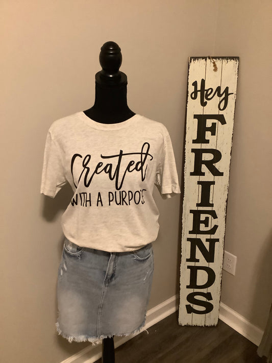 Created with a Purpose T - Oatmeal