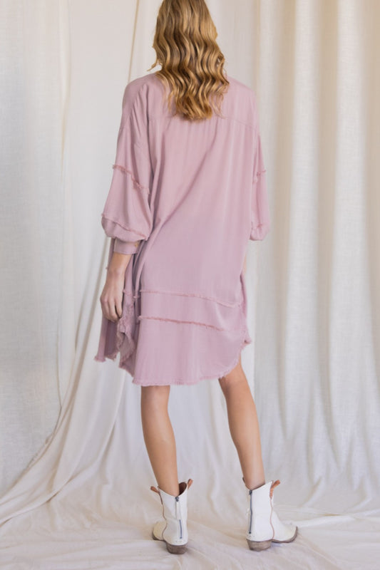 Pink Flare Dress