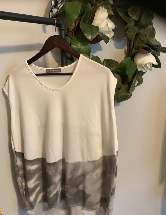 Short sleeve Block Top