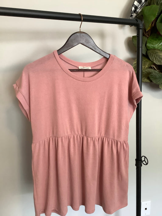 Pink Tiered Top